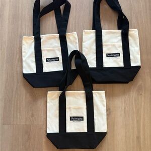 3 Neutrogena Black and White Tote Bag
